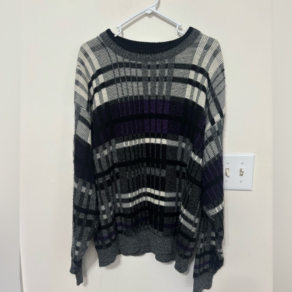 Vintage Le Tigre XL Acrylic‎ Grandpa Sweater
